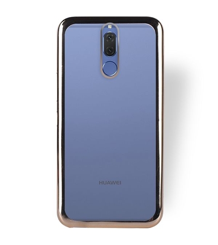 Луксозен прозрачен гръб Glossy за Huawei Mate 10 Lite, Златен