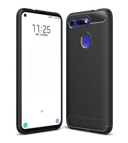 Anti Shock гръб Carbon за Huawei Honor View 20, Черен