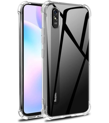 Anti Shock силиконов гръб за Xiaomi Redmi 9A, Прозрачен