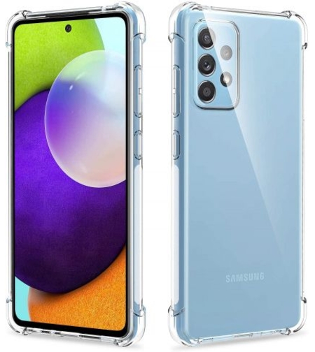 Anti Shock силиконов гръб за Samsung Galaxy A52/A52S 4G/5G, Прозрачен