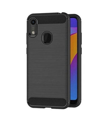 Anti Shock гръб Carbon за Huawei Y6s, Черен