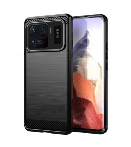 Anti Shock гръб Carbon за Xiaomi Mi 11 Ultra, Черен