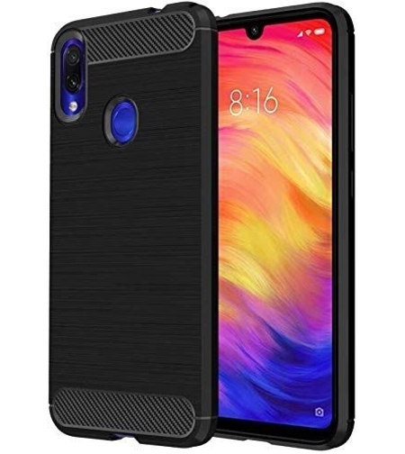 Anti Shock гръб Carbon за Xiaomi Redmi Note 7/Note 7 Pro, Черен