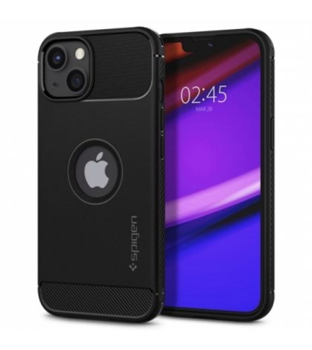 Кейс Spigen, Rugged Armor, за Iphone 13 Mini (ACS03314) , Черен Matt