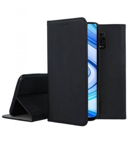Калъф Flip Book Smart за Xiaomi Redmi Note 9 Pro/Note 9 Pro Max/Note 9S, Черен