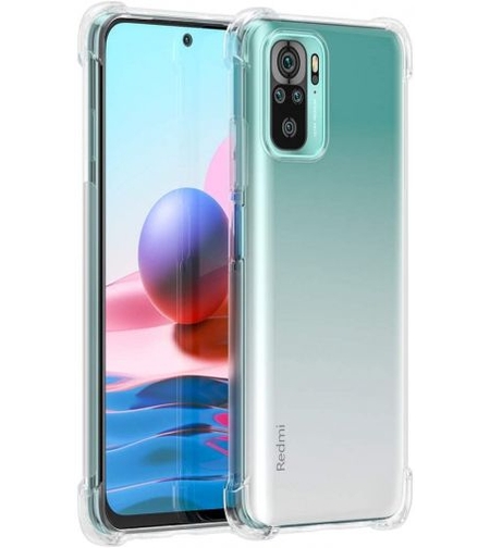 Anti Shock силиконов гръб за Xiaomi Redmi Note 10 Pro/Note 10 Pro Max, Прозрачен