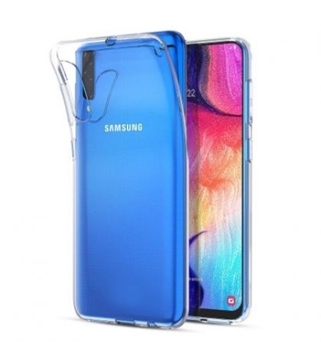 Ултра тънък силиконов гръб за Samsung A505 Galaxy A50, Прозрачен
