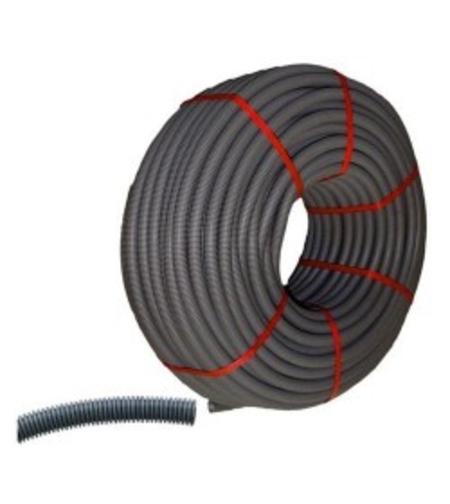 Гофрирана тръба Ф16 750N 3422 сива, с корда - Legrand Conduits 651216