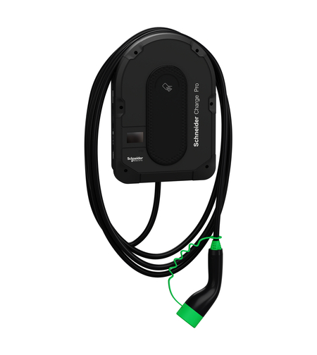 Зарядна станция, Schneider Charge Pro, с кабел 7m, 1P/3P 7.4 - 11 - 22kW, 16-32A, с RFID, 4G, Wi-Fi, LAN, RDC-DD, MID - SCHNEIDER ELECTRIC EVB4S22NC0MG