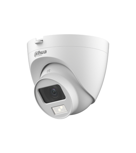 HDCVI Камера 2MP Купол 2.8 mm Smart Dual Light 20m микрофон - DAHUA HAC-HDW1200CLQ-IL-A-0280B-S6