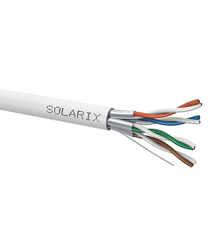 Кабел cat. 6A U/FTP 650 MHz Dca LSOH - 500 m - Solarix 26000025