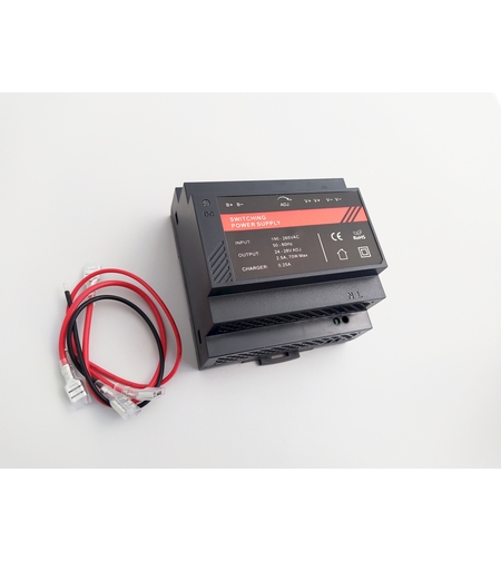Захранване 24V/2.5A, UPS функция, за DIN шина