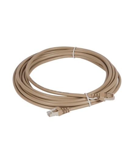 Корда C5e F/UTP 5.0 m PVC, кафява - Legrand Linkeo 632743