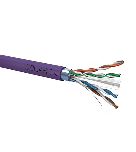 Кабел cat. 6 F/UTP 250 MHz Dca LSOH - 500 m - Solarix 26000005