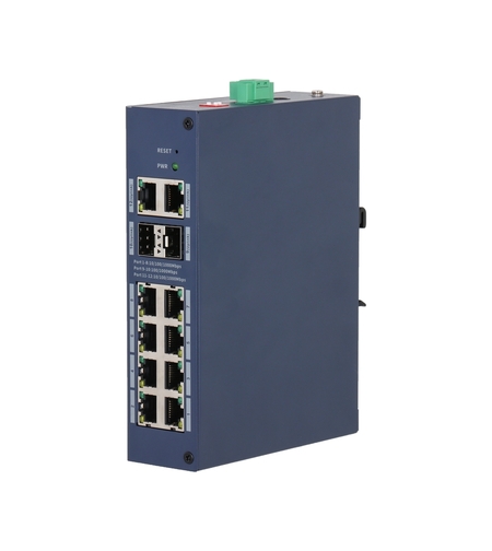 12-портов индустриален гигабитов комутатор с cloud управление - DAHUA CHS4212-8GT