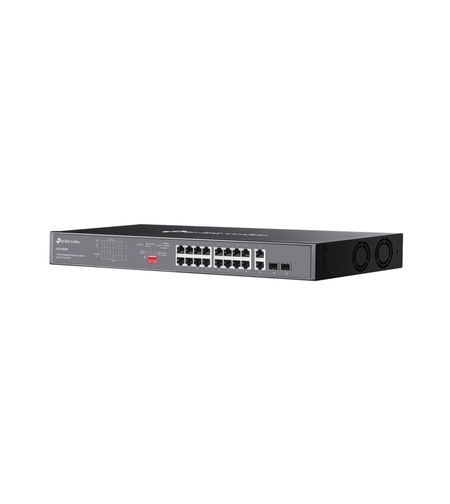 18-Port Gigabit Unmanaged Rackmount Switch with 16-Port PoE+ Omada by TP-Link DS1018GMP