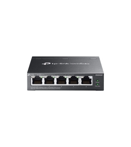 5-Port Gigabit Easy Managed Switch with 4-Port PoE+ - Omada by TP-Link ES205GP