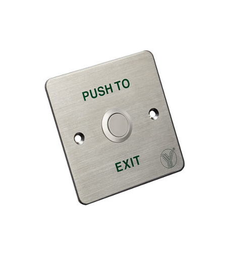 Бутон за изход с надпис EXIT. За вътрешен монтаж. - YLI PBK-814C
