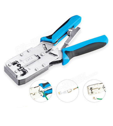 Клещи кримпващи Cat6 with Ratchet, TL-2810R, 8/6 Pin