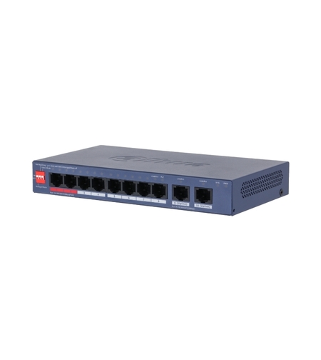 10 портов Гигабитов PoE мрежов комутатор L2 - DAHUA CS4010-8GT-110