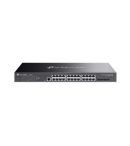 24-Port Gigabit L2+ Managed Switch with 4 10GE SFP+ Slots - Omada by TP-Link SG3428X