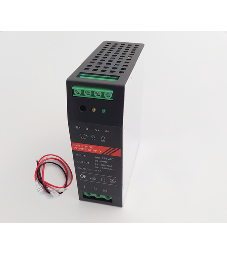 Захранване 24V/5A, UPS функция, за DIN шина