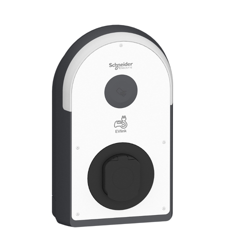 Зарядна станция, EVlink Pro 22.1kW, 3P 32A, с контакт Type 2, IP55 IK10, RDC-DD 6mA, RFID, NFC, Ethernet, Bluetooth,Modbus TCP - SCHNEIDER ELECTRIC EVlink Home EVB3S22N41