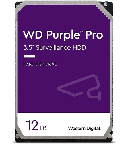 Твърд диск WD Western Digital WD121PURP,12TB,7200,3.5in,SATA 3.0
