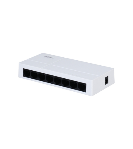 8 портов гигабитов суич10/100/1000 неуправляем - DAHUA PFS3008-8GT-L