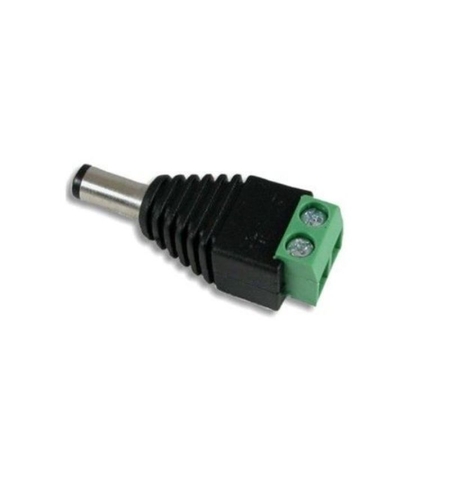 Конектор 12 VDC, захранващ за камери, мъжки - TEKRA RX-BNA002 PWR Male