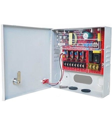 Захранващ блок 12V/4A 4 изхода метална кутия - ANDGOOD SIWD1204-04C