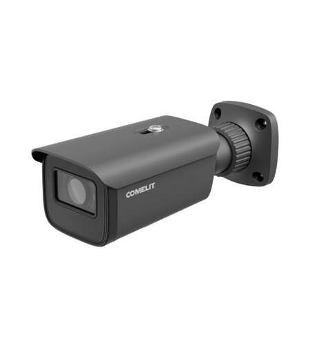 IP булет камера 4 MP, 2.8 mm, фиксиран обектив, сив корпус - Comelit IPBCAMA04FCB
