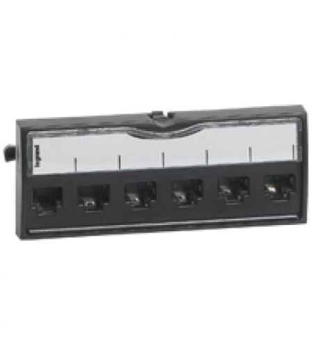 Конектор C6 UTP 1ХRJ45 (к-т 6 бр.) - Legrand LCS 33763