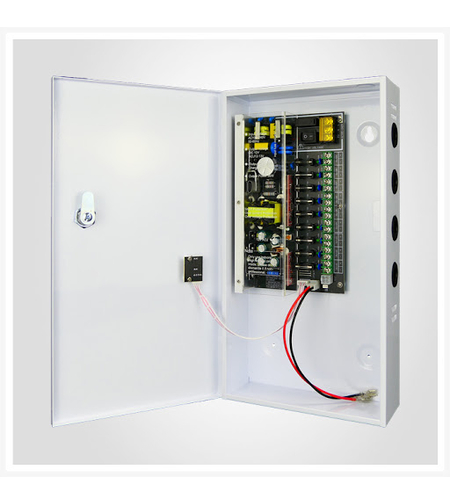 Захранващ блок 12V/8A 8 изхода UPS функция метална кутия - ANDGOOD SIWD1208-09CB
