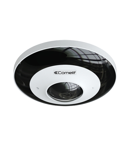 Fisheye IP камера – 6 MP, фиксиран обектив 1.07 mm, 360° зрителен ъгъл - Comelit IPFCAMA06FA