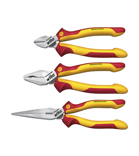 Комплект клещи до 1000V - Wiha SoftFinish® WH38637