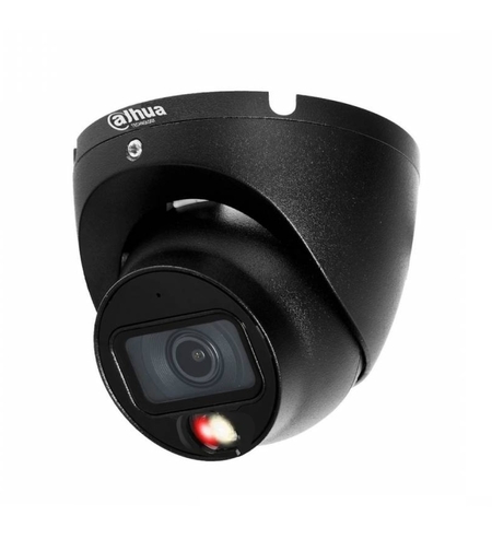 IP куполна камера 6MP 2.8 mm IR-30 микрофон Black - DAHUA IPC-HDW1639T-A-IL-0280B-S6-BLACK