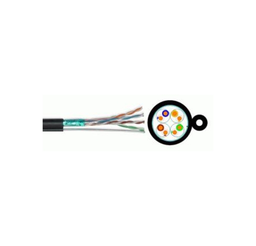 FTP/M Cat5e 24AWG CCA с носещо въже