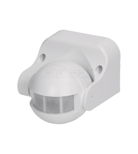 Детектор PIR открито на стена 180° IP44 - ORNO 201 OR-CR-201/W
