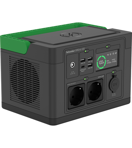 Преносима захранваща станция OffGrid 330, 332Wh LI- SCHNEIDER ELECTRIC PPS330-GR