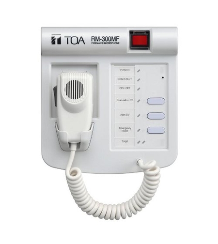 Микрофон - спешни повиквания, бутони Alarm Switch, Evacuation, Alert, Reset - TOA RM-300MF 30400022