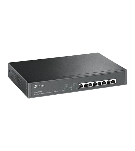 8-портов Гигабитов суич, PoE+ - Omada by TP-Link SG1008MP
