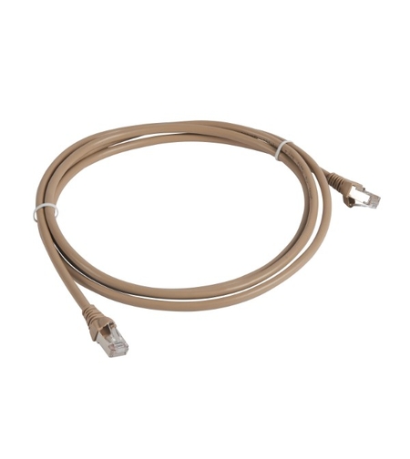 Корда C5e F/UTP 2.0 m PVC, кафява - Legrand Linkeo 632741