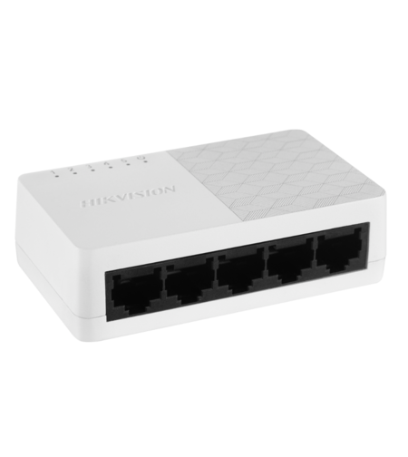 Суич HikVison DS-3E0505D-O SOHO 5x1000MB Неуправляем L2, 5 Gigabit RJ45 порта