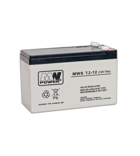 Акумулаторна батерия 12V, 7.2Ah, AGM, MNPower, NWS 7.2-12