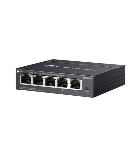 5-портов 2.5G Multi-Gigabit неуправляем desktop суич - Omada by TP-Link DS105G-M2
