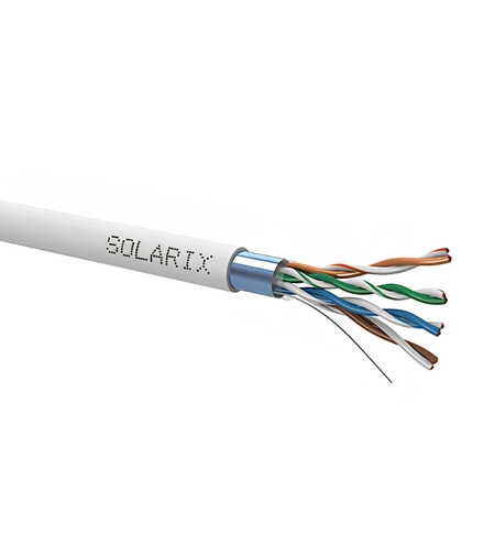 Кабел cat. 5e F/UTP 100 MHz PVC - 305 m - Solarix 27655142