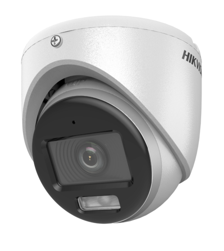 Камера HikVision 3K 5MP DS-2CE70KF0T-LMFS 2.8 mm Turret ColorVu Smart hybrid light