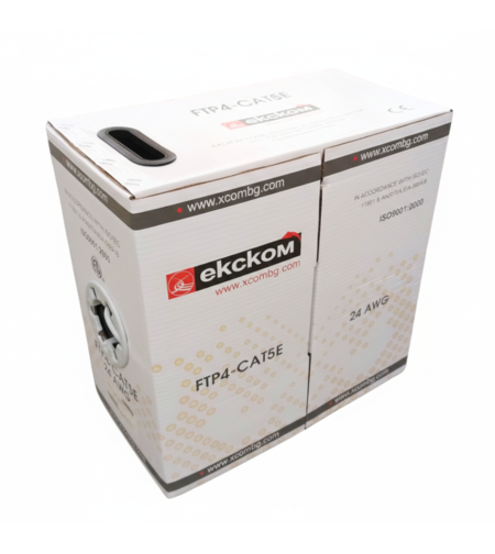 F/UTP CAT5 24AWG CU LSZH 305m - сив