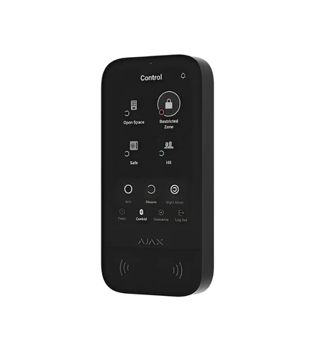 Безжична клавиатура със сензорен (IPS) дисплей - AJAX KeyPad Touchscreen 58454.148.BL1